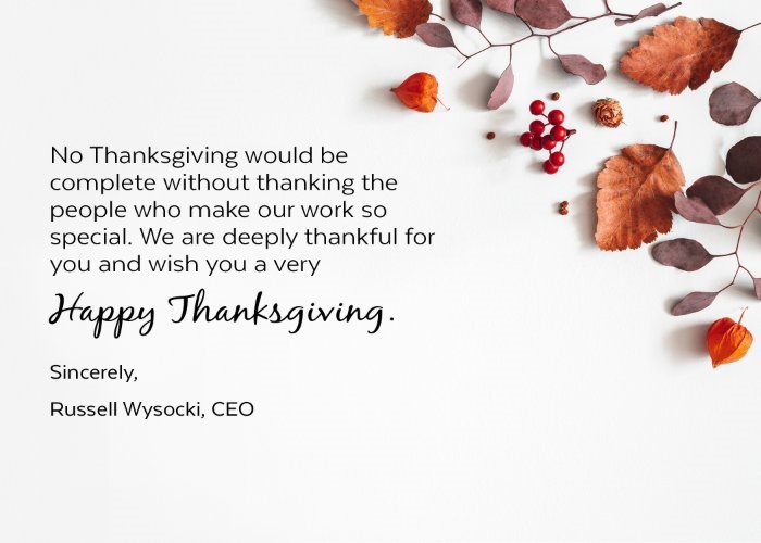 Read more about the article Happy Thanksgiving!