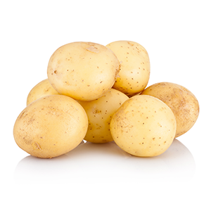 Raw Whole Yellow Potatoes